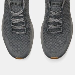 New NOBULL  dark gray all day knit sneakers men’s 10